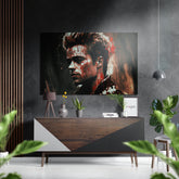 Fight Club Brushed Aluminum Dibond Wall Art.